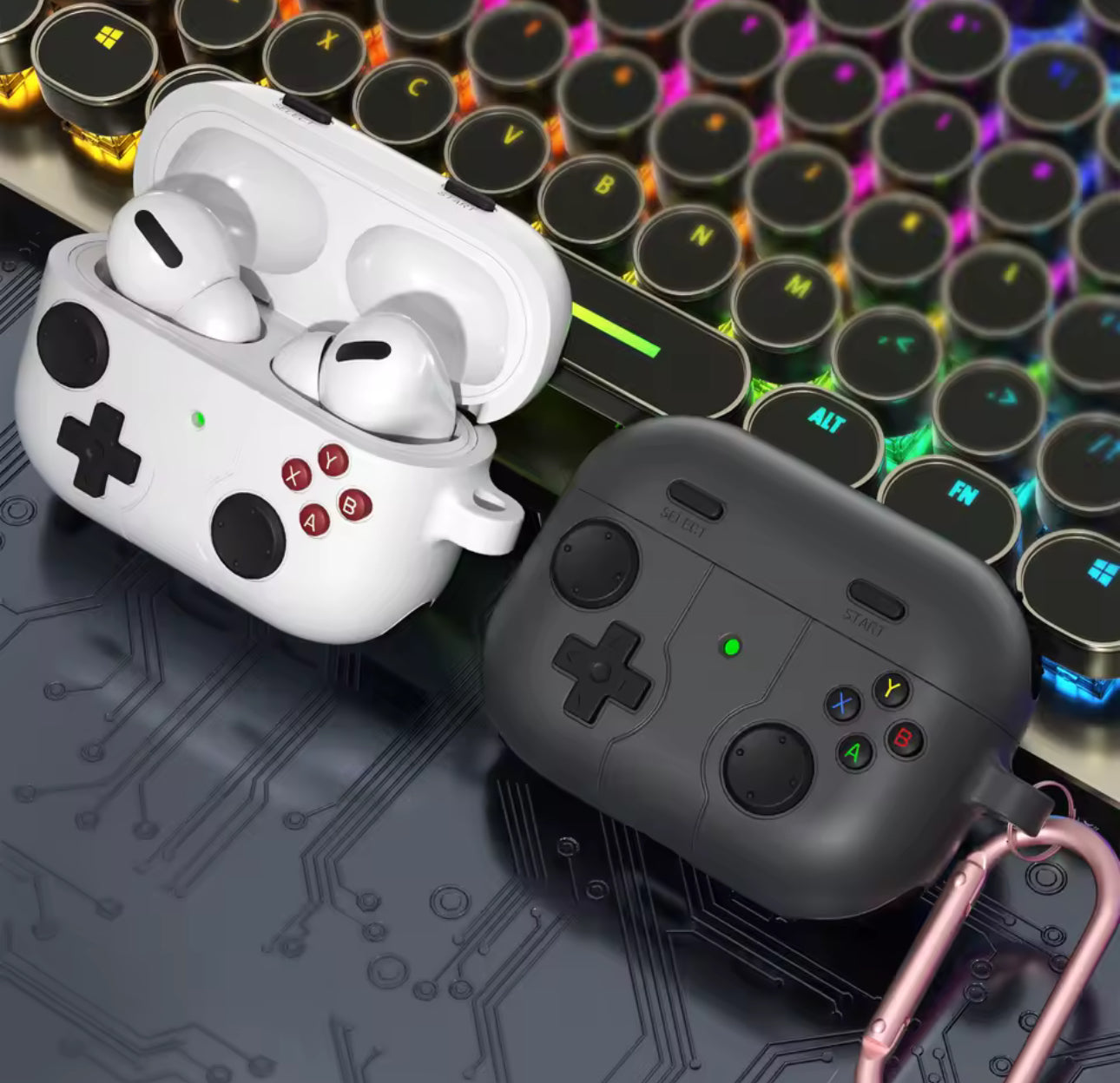 Case For AirPods Pro 2 3D Gamepad Gameboy Earphone Accessories Soft Protector Case Cover For AirPods 1/2/3