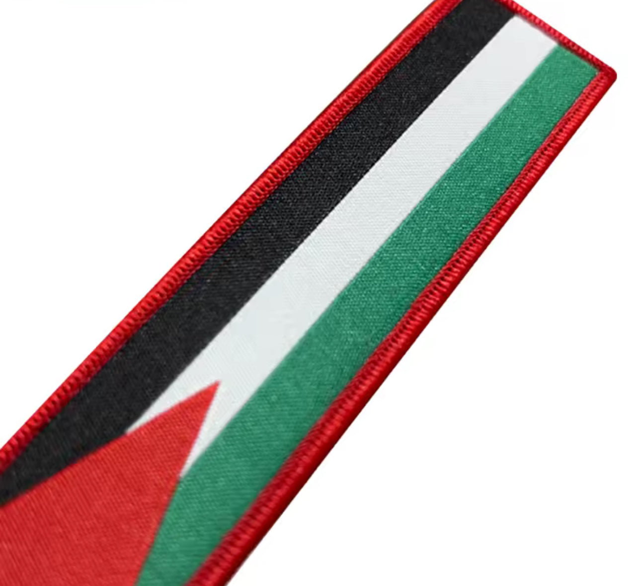 1Pc 2Pcs 3Pcs Set Sale Aviation Gift Both Sides Weave Palestinian Flag Pattern Tag Car Keychain Backpack Pendant Wholesale