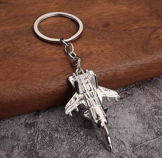 Metal Airbus Airliners Fighter Jet Plane Warplane Helicopter Airplane Keyring 3D Bomber Aircraft Keychain Warcraft Key Chain