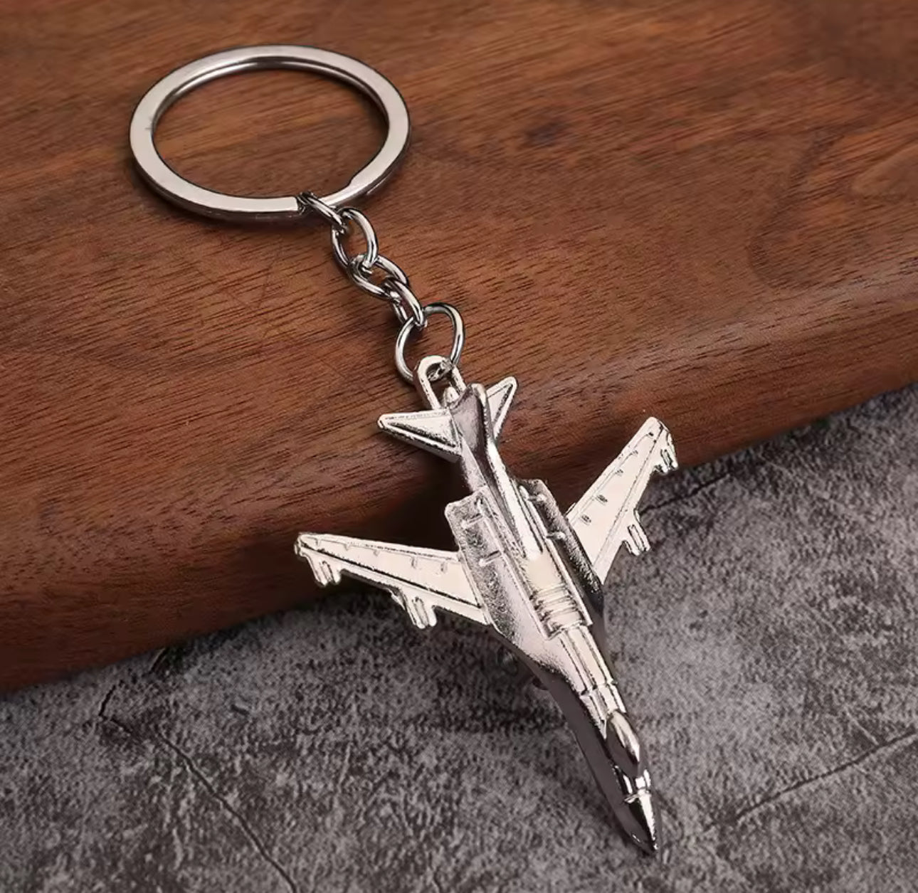 Metal Airbus Airliners Fighter Jet Plane Warplane Helicopter Airplane Keyring 3D Bomber Aircraft Keychain Warcraft Key Chain
