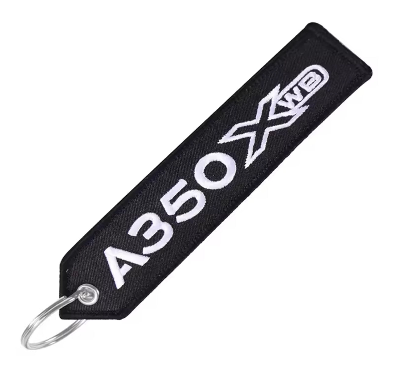 1PC AIRBUS Keychain Motorcycle Car Embroider Key Ring A320 Aviation KeyRing Chain For Aviation Gift Strap Lanyard For Bag Zipper